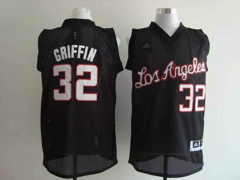 NBA Los Angeles Clippers 32 Blake Griffin Authentic Black Jersey